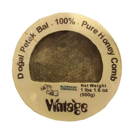 Vintage Pure Honey W/Comb 500 gr Round