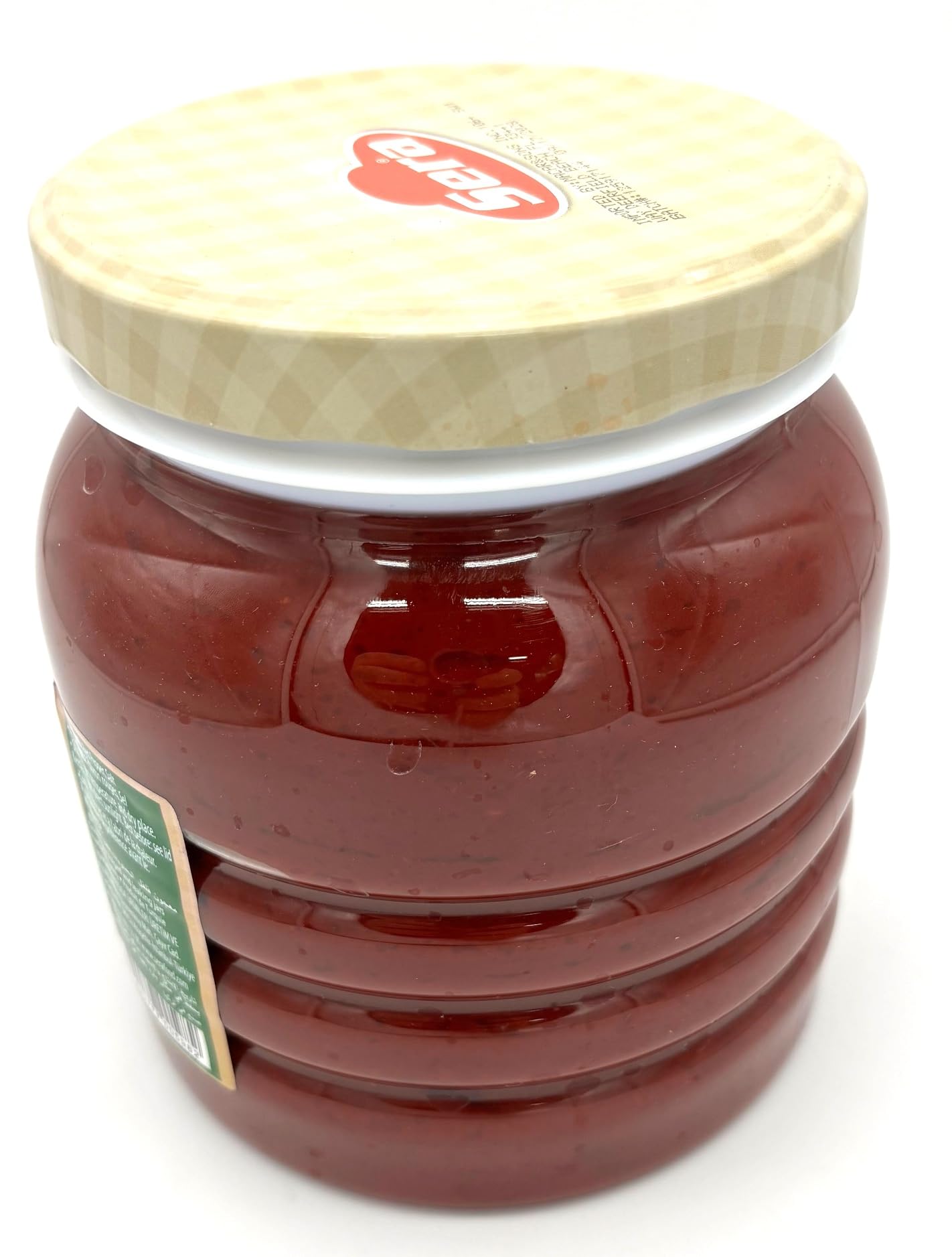 Seraa MILD Pepper Paste Jar 1650g No Sugar, No Artificial Preservatives. Great as a Spread or in Sandwiches 58.2Oz