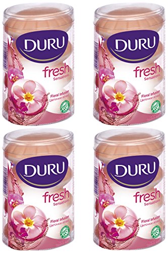 Duru Fresh Sensations Body Wash, Floral Infusion, 4 Count