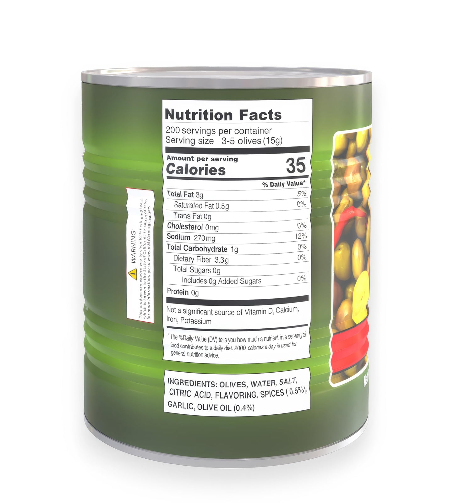 Tazah Spicy Cracked Olives (6.6 Pound)