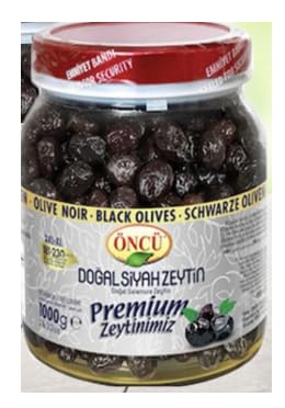 Oncu Black Olives 2XL - 2.2 lb
