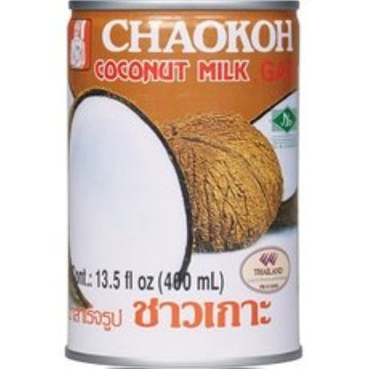 Chaokoh Coconut Milk, 13.5-ounce Cans (Case of 12)