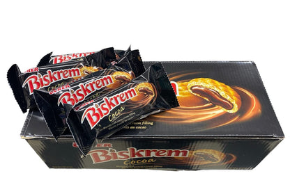 Biskrem Cocoa[Biscuits With Cocoa Cream Filling][Pack of 24]