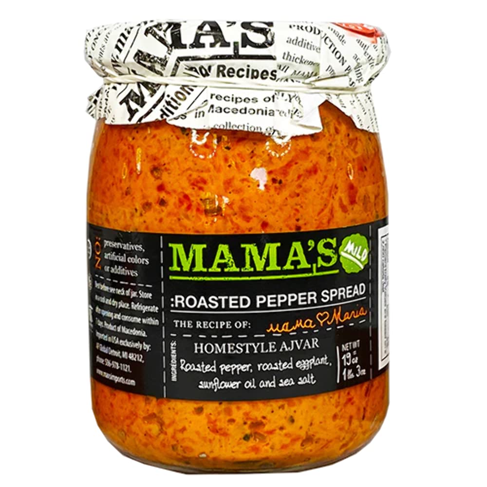 Mama's Mild Roasted Pepper Spread 19 Ounces