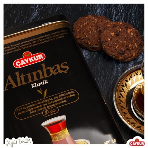 ÇAYKUR Altınbaş Golden Tips, Premium Gourmet Black Tea, Loose Leaf, Strong Tea Buds, Rich Aroma 500g / 17.6 Oz