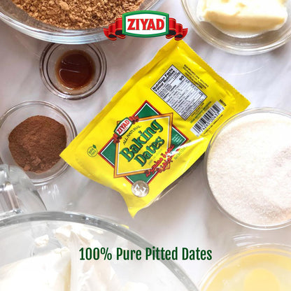 Ziyad Pure Date Paste, No Added Sugar, Spread, Ideal For Baking, Pantry, High Fiber, No Fat, No Preservatives