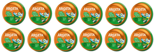 Argeta Pate Spread, Chicken, 3.35oz (Set of 12) HALAL