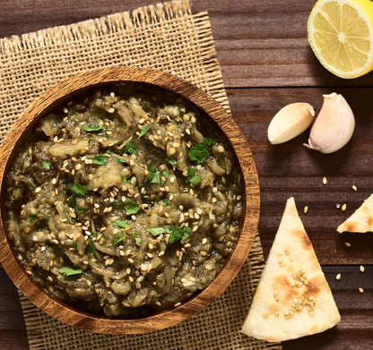 Oncu Roasted Eggplant 5lb15oz Ready-to-Eat Vegan Smokey Flavour Superb Dip Spread Perfect for Baba Ganoush