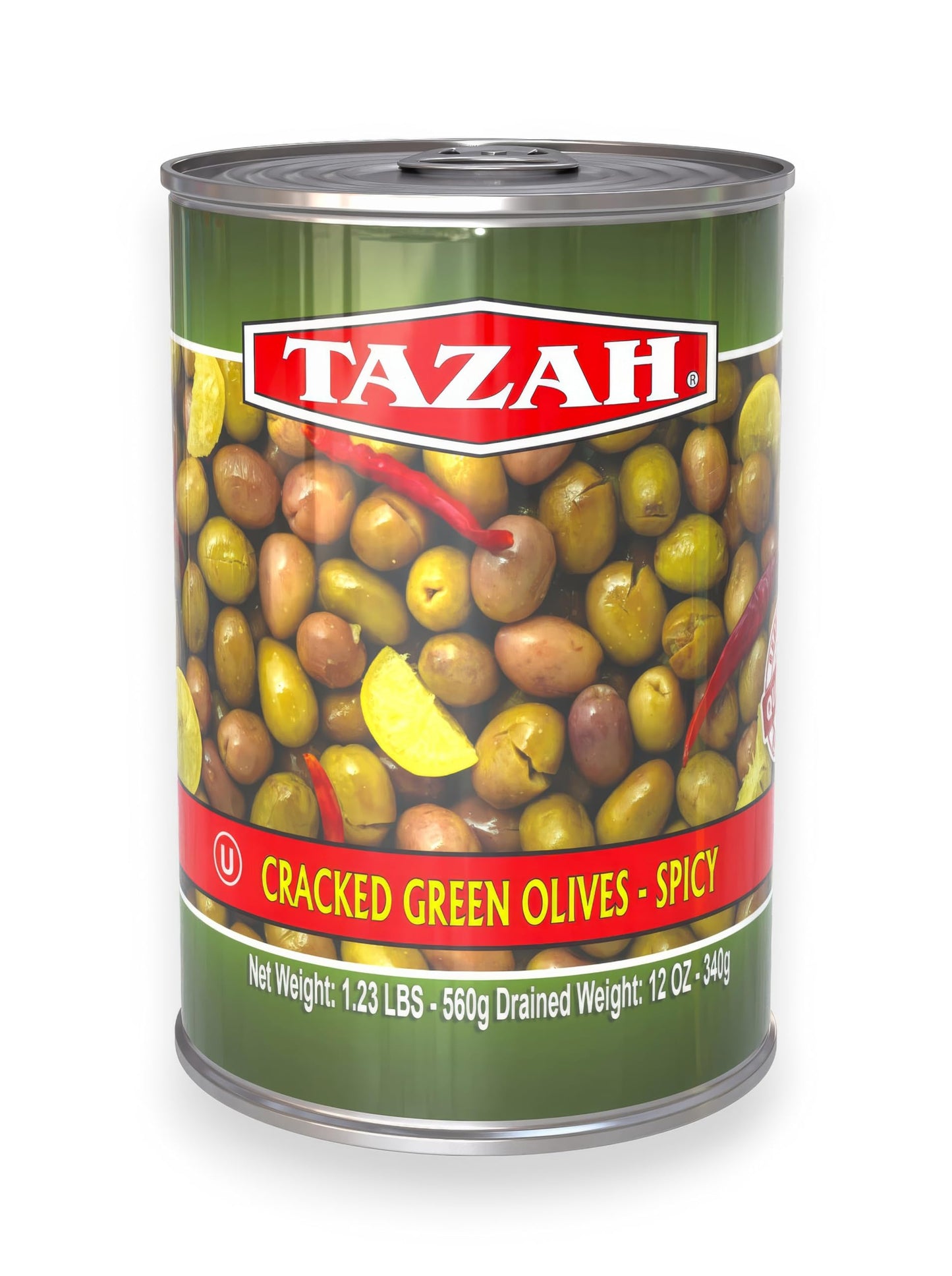 Tazah Spicy Cracked Olives (1.23 Pound)