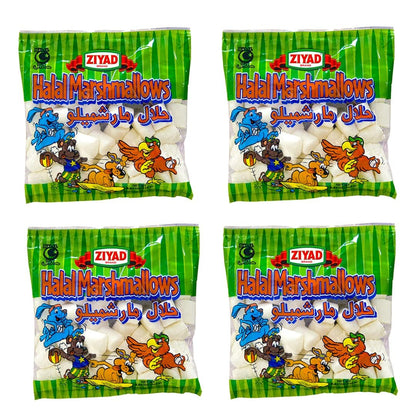 Ziyad Gourmet Halal Marshmallows, Pork-Free, Egg-Free, Dairy-Free, Gluten-Free, Perfect for Holidays and S’mores!