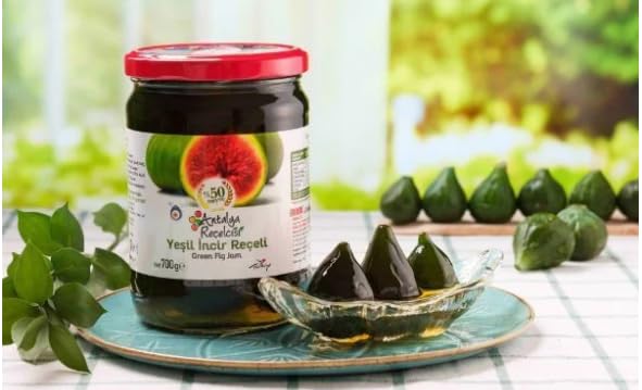 AntalyaRecelcisi Green Fig jam 700g in jar