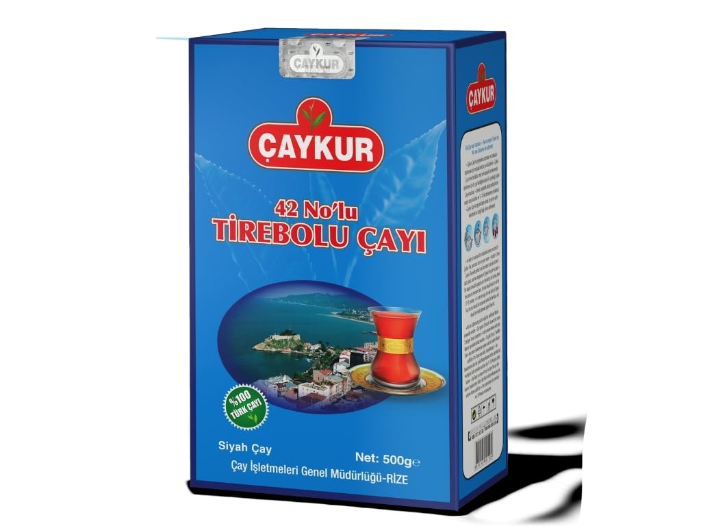ÇAYKUR Tirebolu 42 Turkish Black Tea, Loose Leaf, Strong Aromatic Flavor, Premium Traditional Breakfast Tea