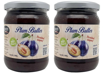 Livada Plum Butter 100% Plum 20.45oz (580g) pack of 2
