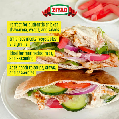Ziyad Shaker Spice Blend, Flavorful Spices, No Additives, No Preservatives, No Salt, No MSG
