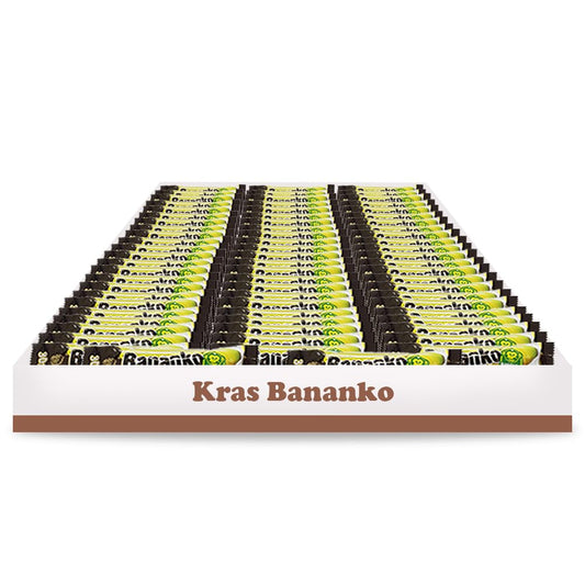 Kraš Bananko 120g - Irresistibly Delicious Mini Chocolate Covered Foam Bananas - Treat Yourself to Every Bite of Sweet Bliss! Pack of 5