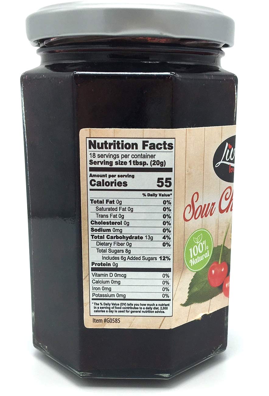 Livada Sour Cherry Jam 13oz (370g) (2)