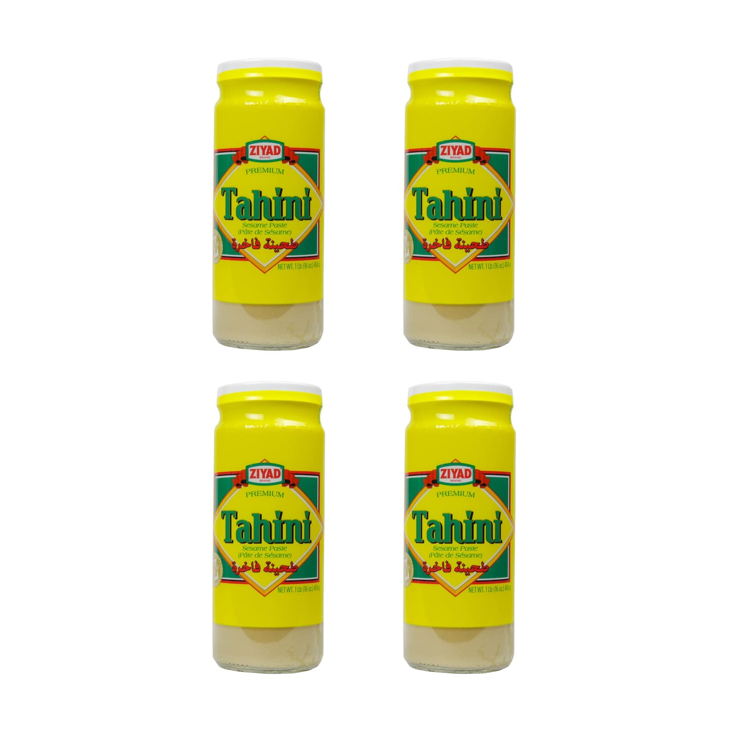 Ziyad Brand Tahini Sesame Paste, No Additives, No Preservatives, Perfect for Pita Bread, Meat, Vegetables and More!