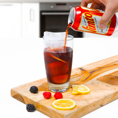 Vimto Sparkling Fruit Flavored Drink, Flavored with Natural Extracts of Blackcherry, Rasberry Juice and Herbs