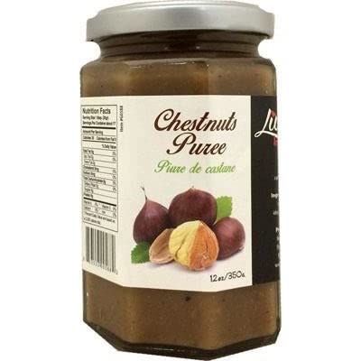 Livada Chesnuts Puree 13 oz 100% Natural (PIURE DE CASTLANE)