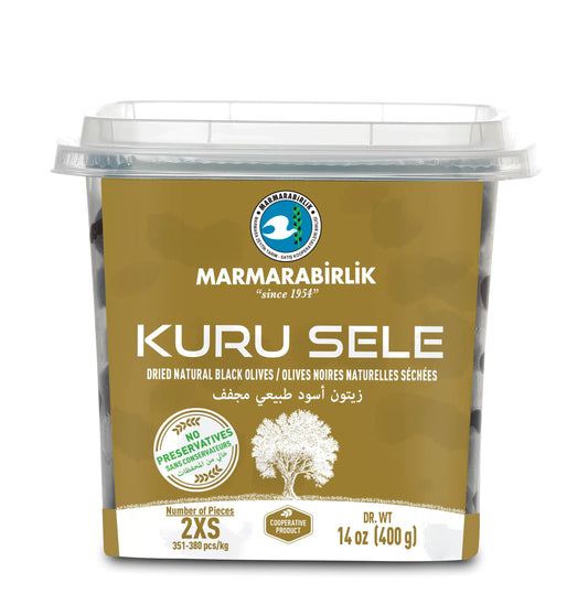 Marmarabirlik Dry Cured Black Olives, Turkish Dried Natural Olives, Gourmet Mediterranean Flavor, Perfect for Salads, Mezze & Breakfast, Vegan, Kosher, Halal, Snack Packs