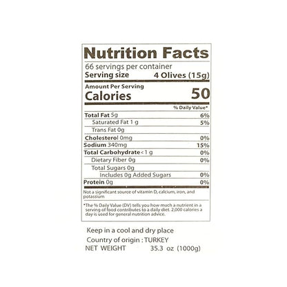 Cebel - Turkish Black Olives, 24.6oz (700g) S