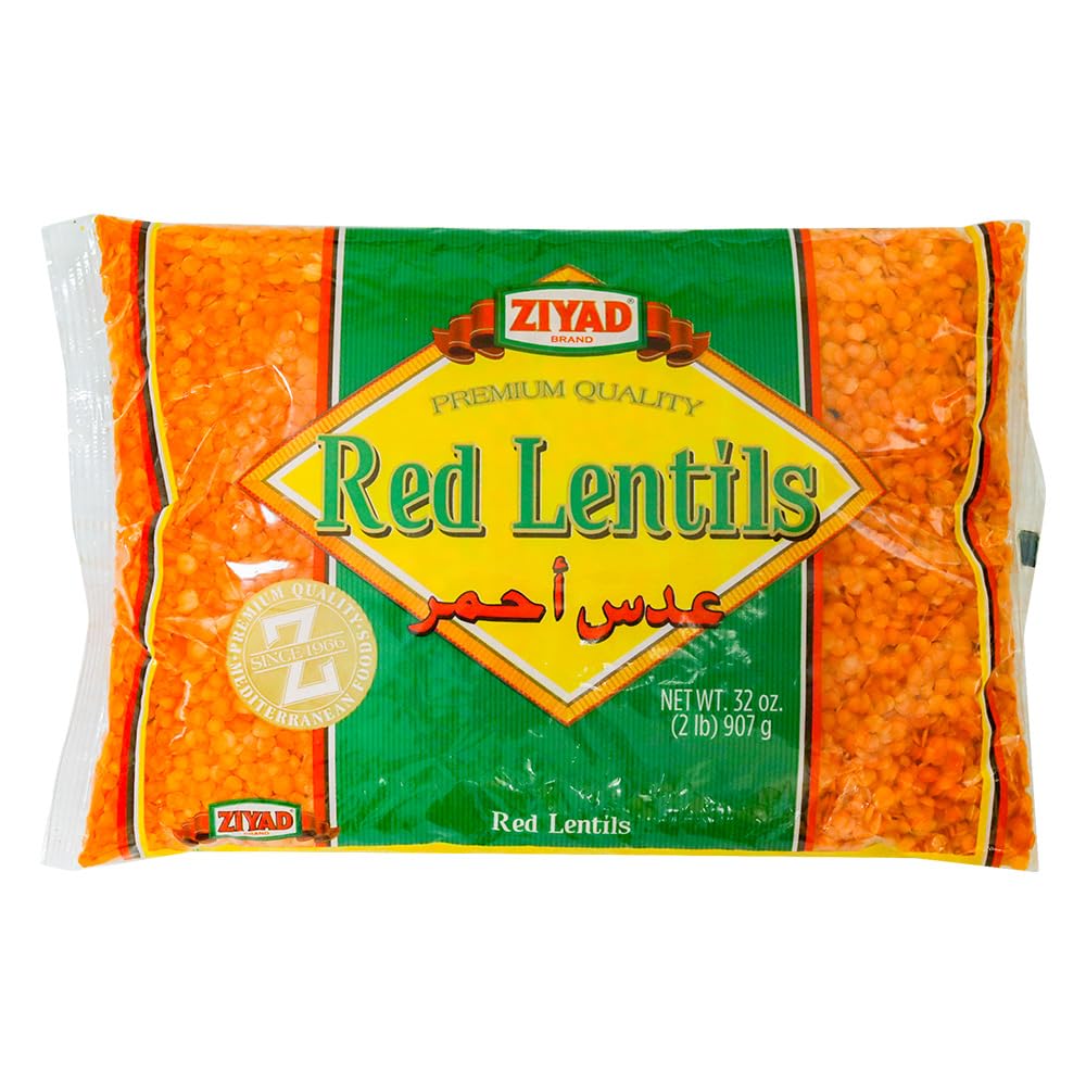 Ziyad Red Lentils, Superfood, Ancient Grains, No Additives, No Preservatives, Great Source of Protein