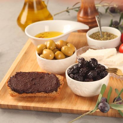 Marmarabirlik, Black Olives Spread Spicy, Turkish Olive Paste & Tapenade, Gourmet Mediterranean Flavor, Sandwiches, Crackers, Appetizer, Dips & Salads, Vegan, Kosher, Halal