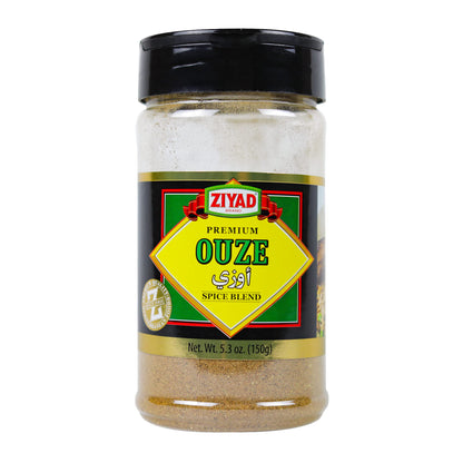 Ziyad Shaker Premium Ouze Spice Blend, Salt-Free, Vegan, Vegetarian, No Colors, No Additives, No Preservatives, 5.3oz