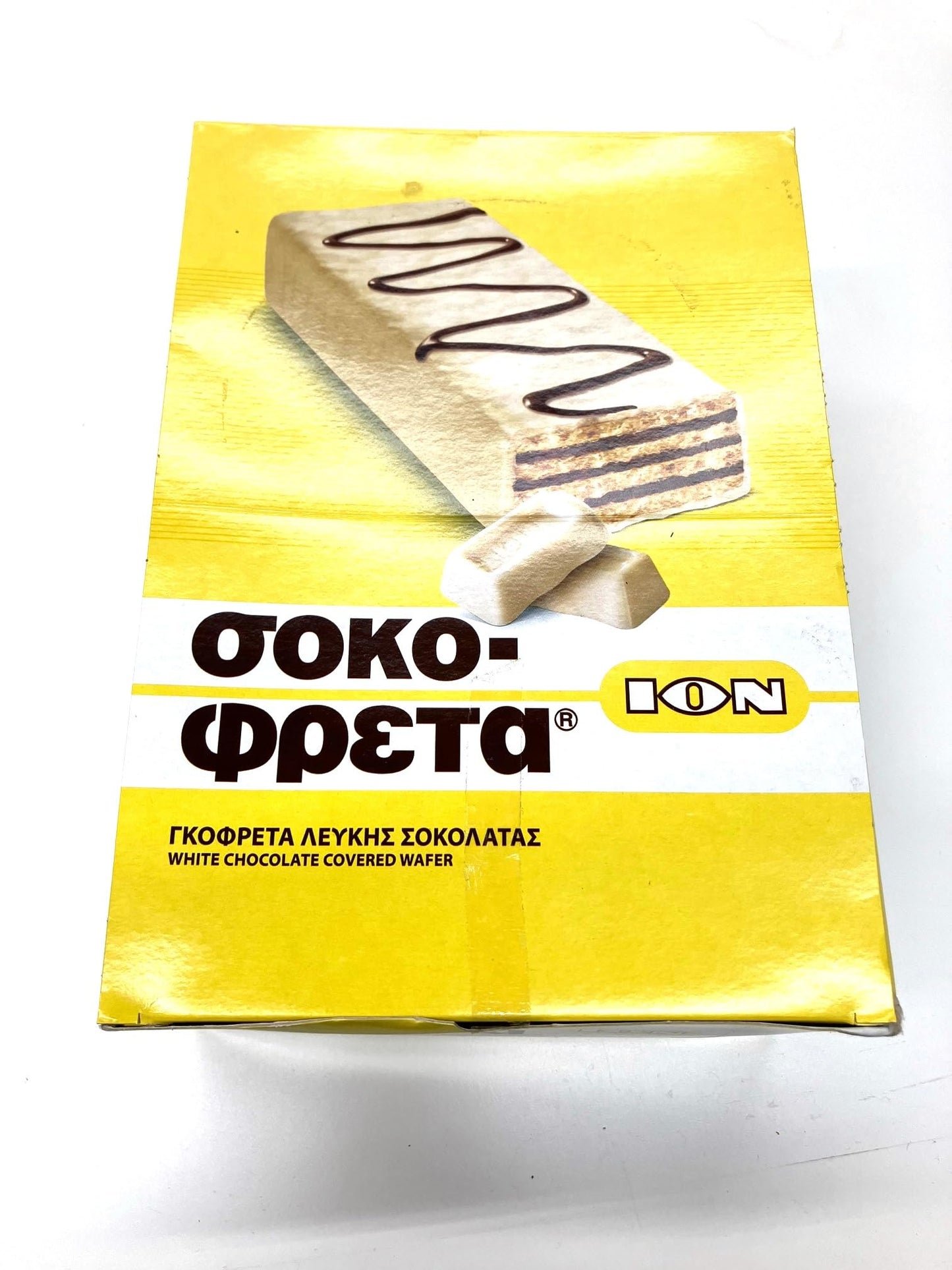 Ion White Chocolate Covered Wafer 38g 20pcs