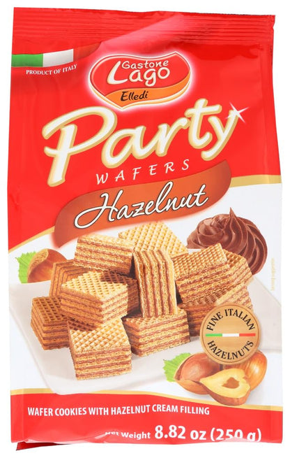 Gastone Lago Party Wafers With Hazelnut Cream Filling 8.82 oz, 250g (Pack of 3)