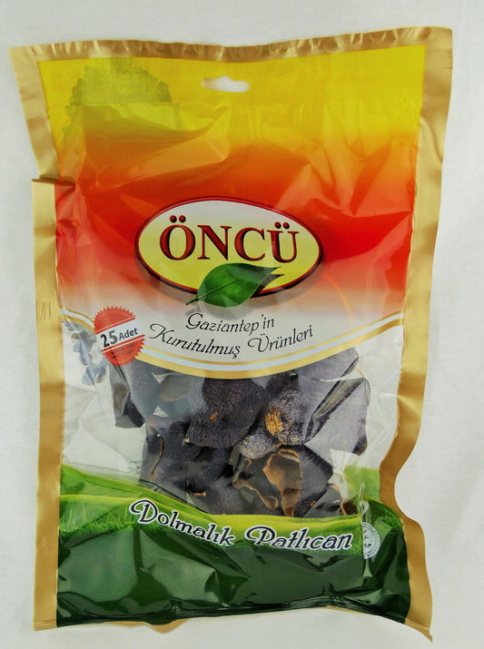 Oncu Dried Vegetable for Stuffing (Dreid Eggplant, Single Bag (25 Piece))