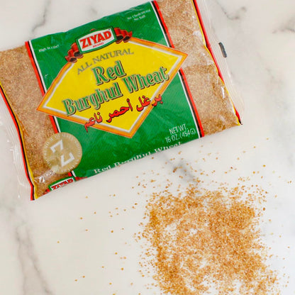 Ziyad Wheat Bulgur – Fiber-Rich Whole Grain, Nutty Flavor & Chewy Texture – Ideal for Tabbouleh, Kibbeh, Curries, Soups & Salads – Easy 30-Minute Prep, Vegan