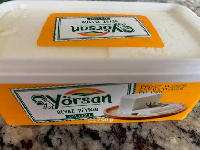 Yorsan Whole Fat Classic Feta Cheese 26.4 oz (Yorsan Tam Yagli Beyaz Peynir 750g)