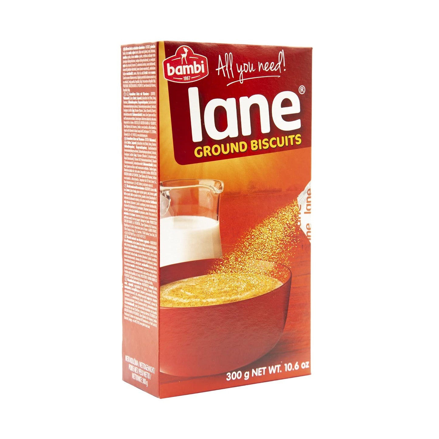 Bambi Lane Ground Biscuits - Each package 10.6 oz. (300gr)