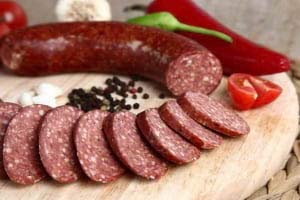 Nema Halal Hot Sucuk 4 set Sausage 16oz `Total 4lb`by Basil Grocery