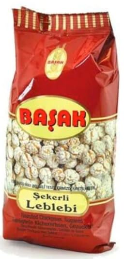 Basak Roasted Chickpeas,Sugared 10.5oz (Sekerli Leblebi 300 g)