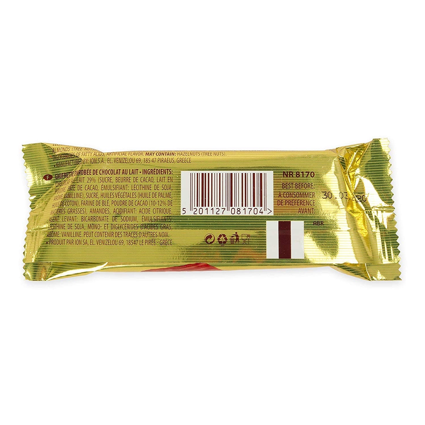 Ion Choco Freta with Wafer Milk Chocolate (1 Box)