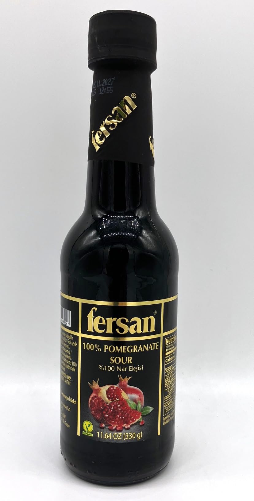 Fersann%100 Pomagranete Sour SET of 2 Nar Eksisi 11.6oz (330g -Glass Bottle)