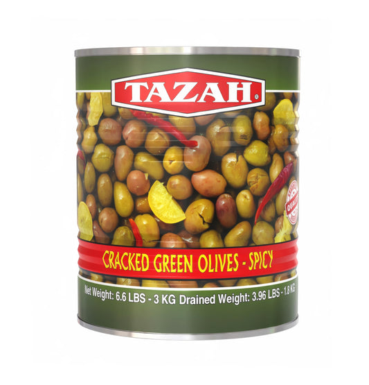 Tazah Spicy Cracked Olives (6.6 Pound)