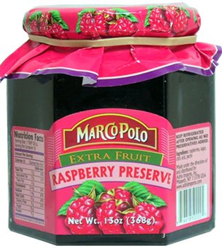 Marco Polo Raspberry Preserve 13 Oz.