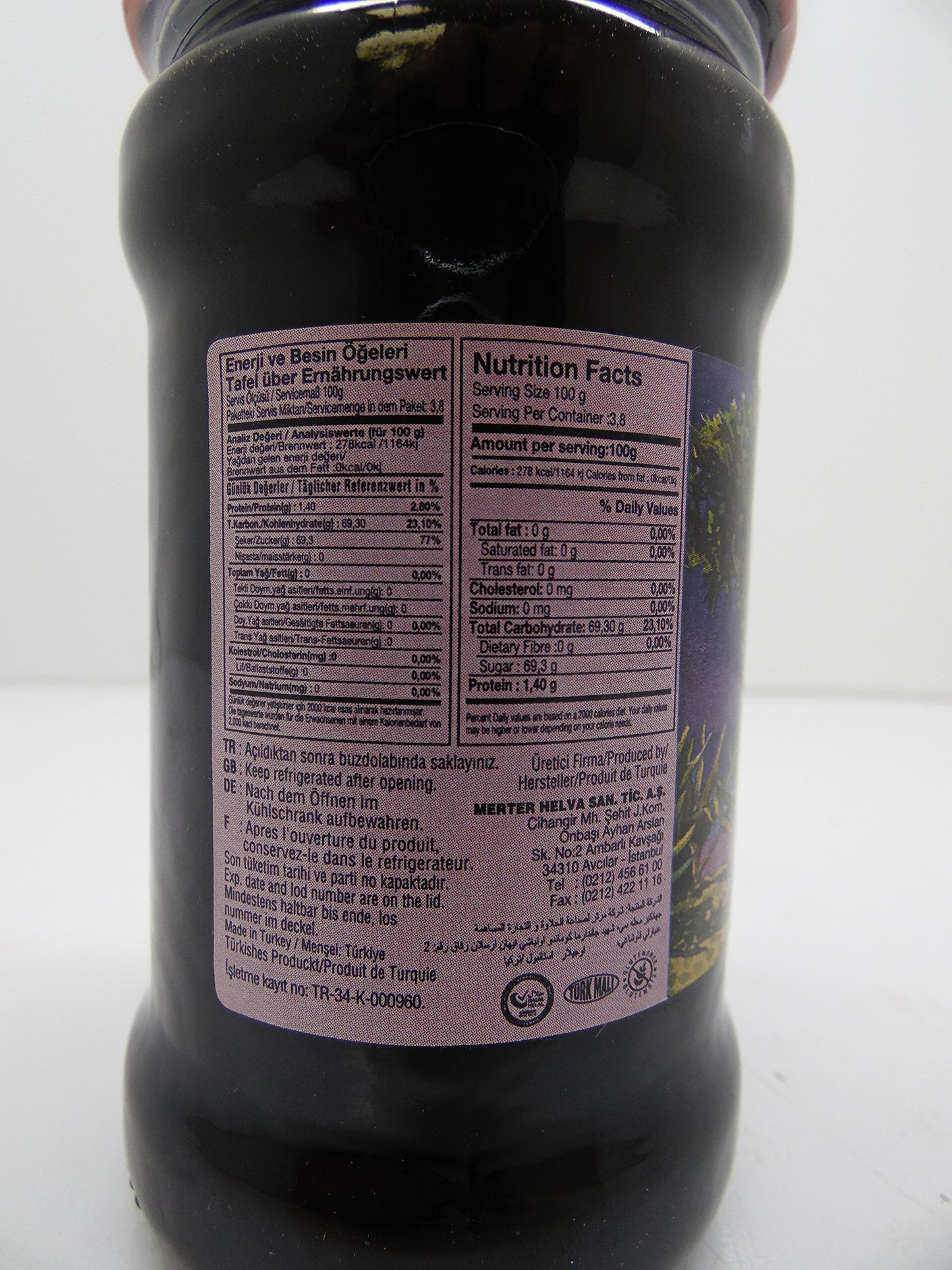 Koska Carob Molasses / Keciboynuzu Pekmezi 380 Gr - 13.4 Oz - 0.84 Lbs