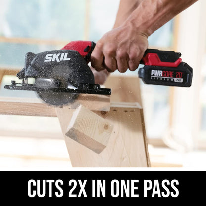 SKIL 4-1/2 in. 24-Tooth & 40-Tooth Carbide Circular Saw Blade Set