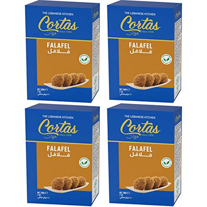 Cortas - Falafel Instant Mix, 7oz (200g), Product of Lebanon (Pack of 4)