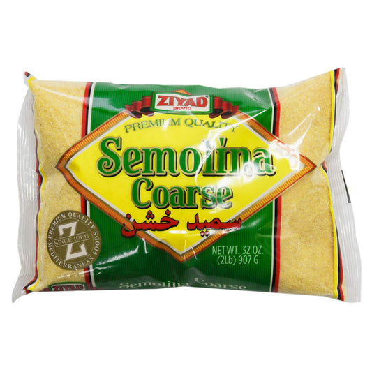 Ziyad Semolina Wheat, Smeed, Semolina Flour, Perfect for Stews, Soups, Gravy, Baking Breads, Biscuits, Pizza Crust with Low Fat, High Protein, High Fiber
