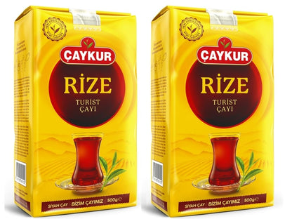 ÇAYKUR Rize Turist Black Tea, Authentic Turkish Loose Leaf Tea, Rich Aroma & Smooth Taste, Daily Rituals & Breakfast tea 500g / 17.6 Oz
