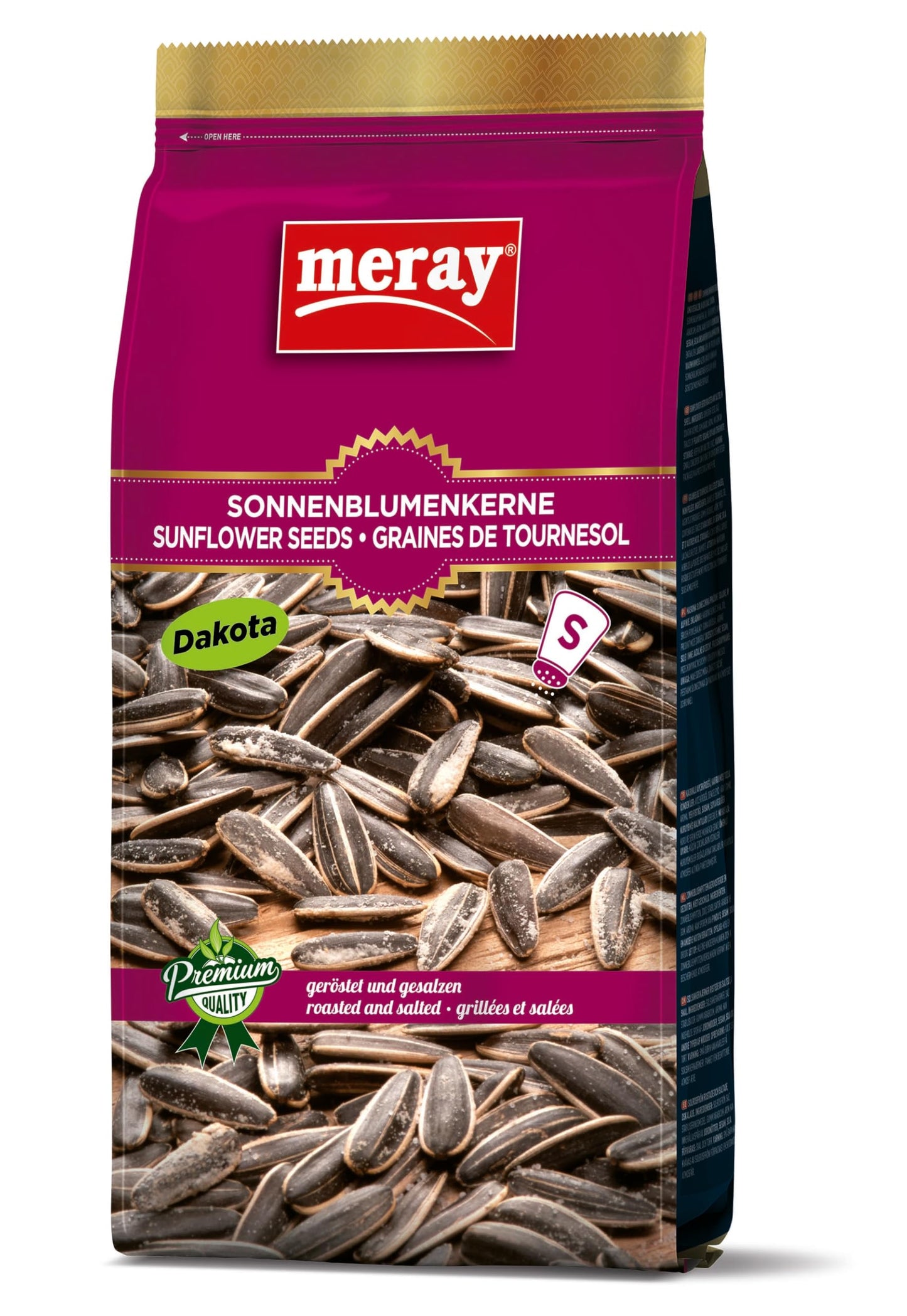Meray Dakota Roasted and Salted Sunflower Seeds, 250G