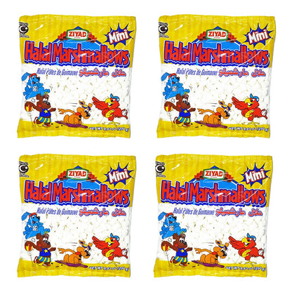 Ziyad Gourmet Halal Marshmallows, Pork-Free, Egg-Free, Dairy-Free, Gluten-Free, Perfect for Holidays and S’mores!