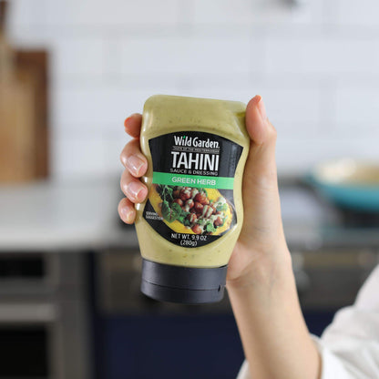 Wild Garden Easy Squeeze, Garlic Aioli, Green Herb Tahini