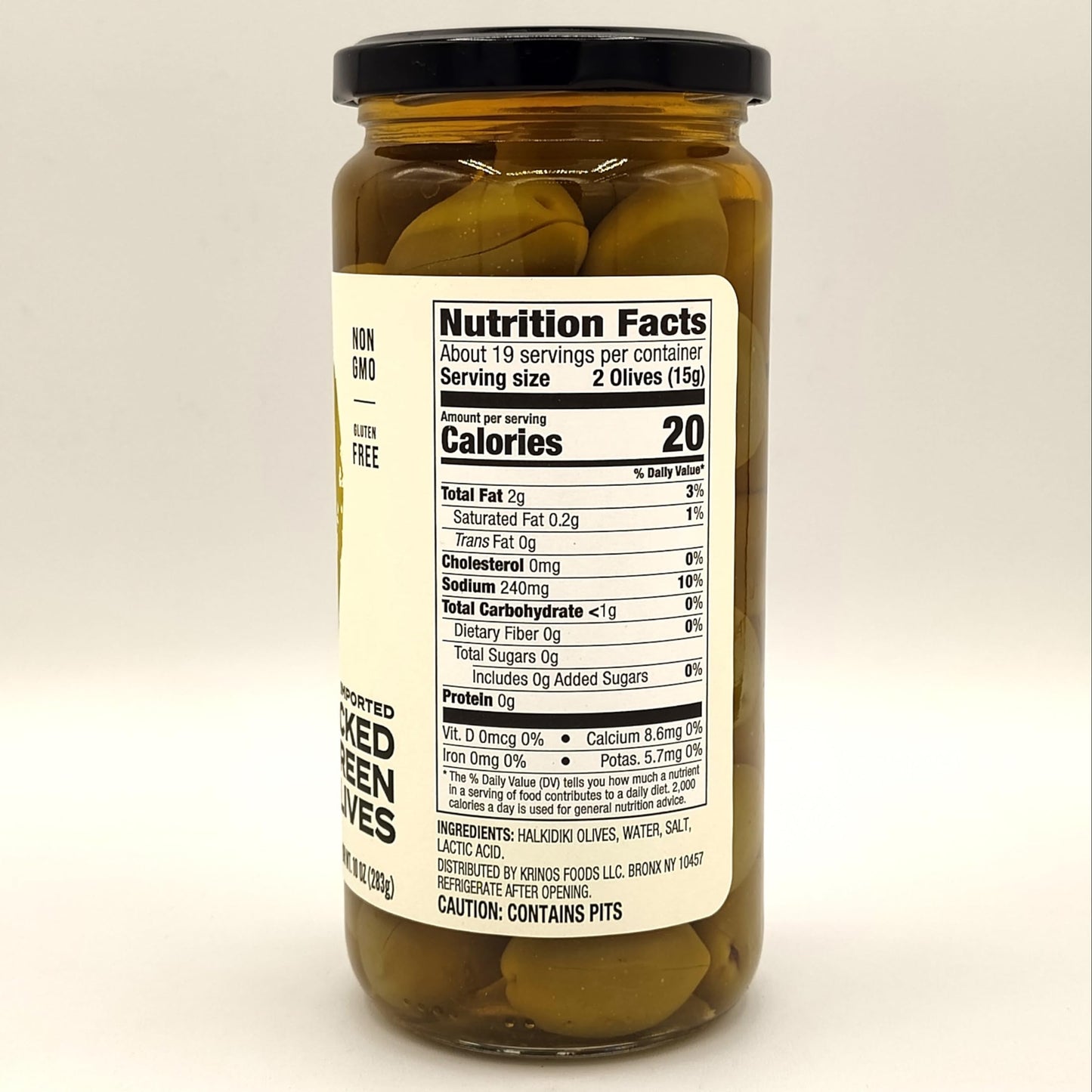 KRINOS OLIVE CRCKD GRN 16OZ