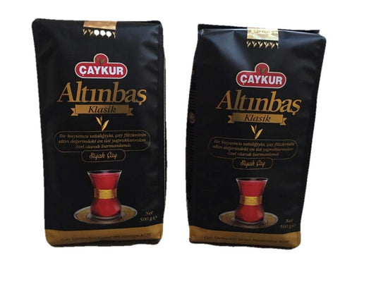 Turkish Tea Caykur Tea Loose Leaf Altinbas Classic Black Tea 17.5 OZ â€“ 2 pack